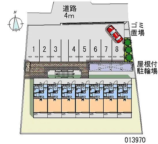 ★手数料０円★川崎市中原区上小田中３丁目　月極駐車場（LP）